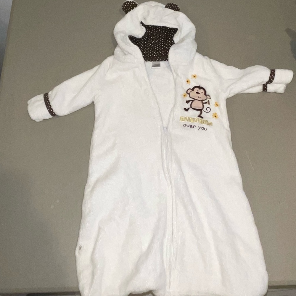 Baby Infant Hoodie Towel Sack.